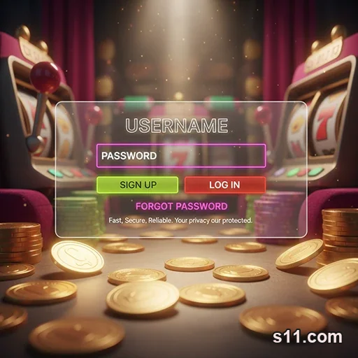 Jogador animado aproveitando slots no s11.com